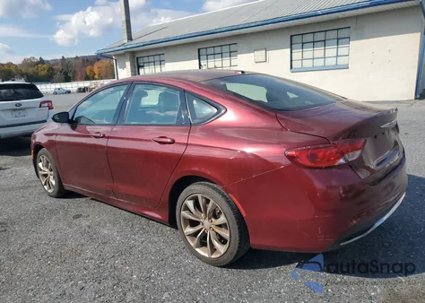 2015 Chrysler 200 S from USA, damaged, VIN 1C3CCCBB6FN538660